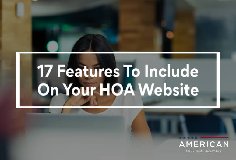 17 Features To Include On Your HOA Website